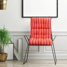 COSTWAY 22''x44'' Back Chair Cushion Tufted Pillow Patio Seating Pad Red - 紅色 - 查看 4