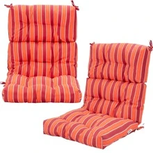COSTWAY 22''x44'' Back Chair Cushion Tufted Pillow Patio Seating Pad Red - 紅色 - 查看 10