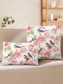 1 Máy Tính Không Làm Đầy Chim Và Họa Tiết Đệm, vải Hiện Đại Ném Gối Cho Ghế Sofa, Ghế Sofa - Nhiều màu - Xem 1