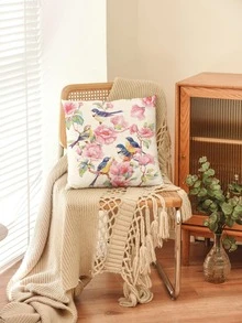 1 Máy Tính Không Làm Đầy Chim Và Họa Tiết Đệm, vải Hiện Đại Ném Gối Cho Ghế Sofa, Ghế Sofa - Nhiều màu - Xem 4