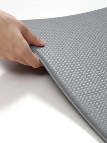 1 Cái Đơn Giản Màu Xám Bền Sàn, Polyester Chống Thấm Nước Chống Trơn Trượt Nhà Sàn - Xám - Xem 8