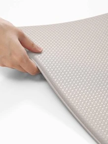 1入組簡約風淺褐色的耐用滌綸防水防滑地墊適用於家用的 - 米色 - 查看 8