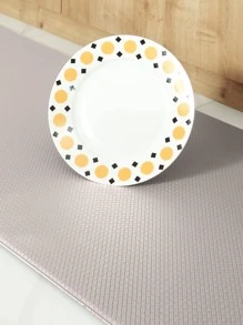 1入組簡約風淺褐色的耐用滌綸防水防滑地墊適用於家用的 - 米色 - 查看 7