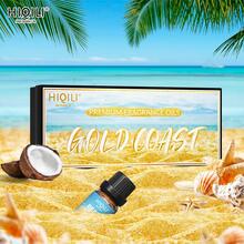 Premium 6 Fragrance Oil Set Gold Coast Diffuser Aromatherapy Lotion Candle Soap Perfume Essential Oil Gift Kit Skin Care Hair Bath Summer SPA Home Fragrance For Father's Mother's Day Valentine Sunshine Coconut,Sea Salt & Sage,Beach Party,Blue Ocean - 淺藍色 - 查看 3