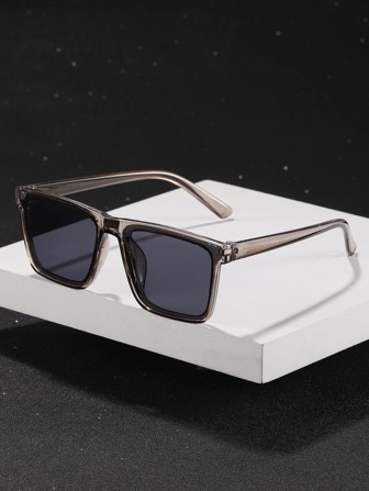 1 件亚克力男士酷炫时尚眼镜，适合夏季户外和旅行使用，休闲太阳镜配饰海滩配饰眼镜太阳镜看起来街头风格，适合毛衣夹克运动衫连帽衫皮裤和工装裤，适合夏季海滩度假、户外、旅行