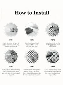 12pcs Vintage Mandala Pattern Waterproof Floor Sticker, PVC Self-adhesive Floor Decorative Sticker For Home Decor - Multicolor - View 6