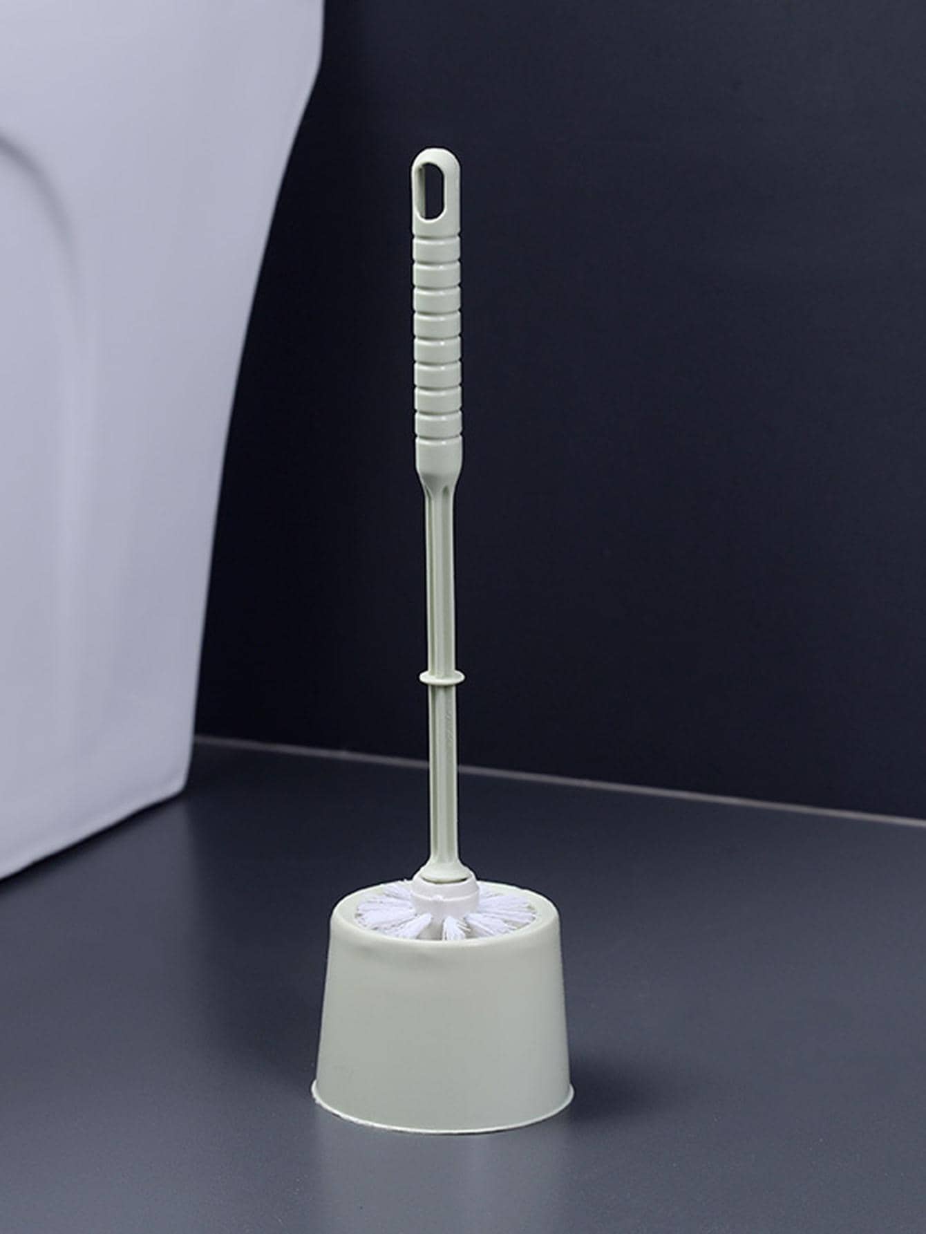 1pc Long Handle Toilet Cleaning Brush, Green PP Cleaning Brush For Household - Green - View 1