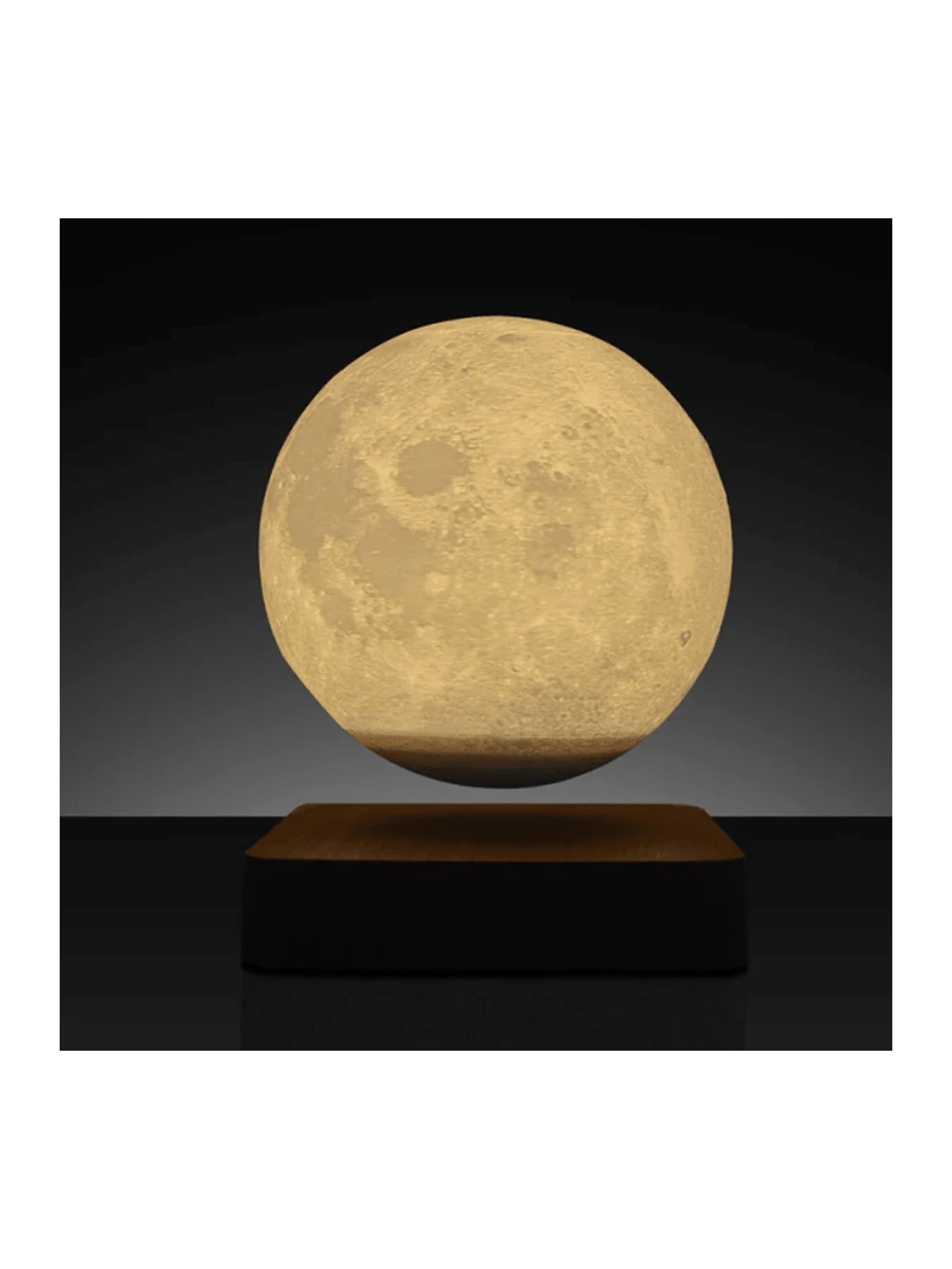 Levitating Moon Lamp, Floating and Spinning in Air Freely with Adjustable Bightness Moon Night Light for Unique Gifts,Room Decor,Office Desk Tech Toys - 彩色 - 查看 1