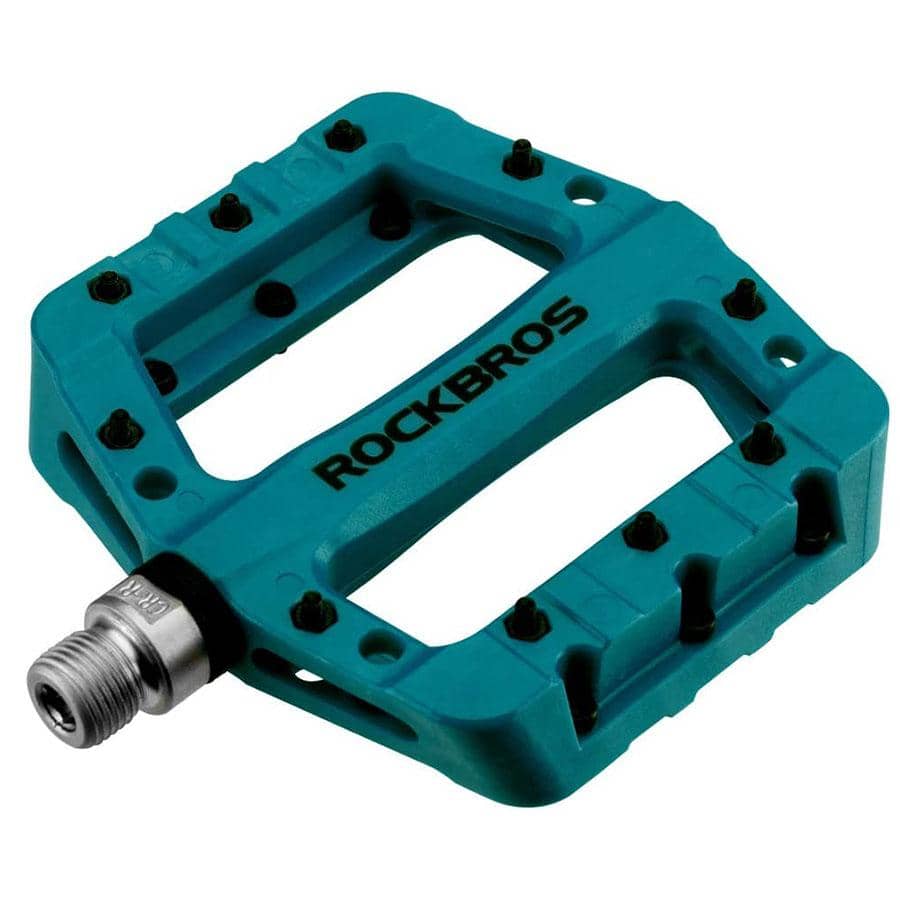  ROCKBROS MTB Pedals Mountain Bike Pedals Lightweight Nylon Fiber Bicycle Platform Pedals For BMX MTB 9/16"