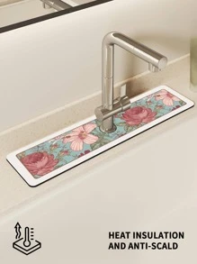 1入組滌綸晾乾現代印花洗碗墊適用於廚房 - 彩色 - 查看 4