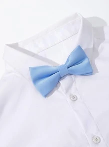 1 pezzo Papillon casual tinta unita da uomo per decorazione quotidiana, San Valentino