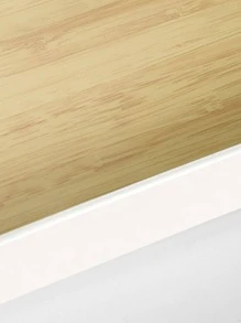 1 Khay PP, Phong Cách Nhật Bản Giả Vân Gỗ Khay Thức Ăn Hình Chữ Nhật Cho Gia Đình - trắng - Xem 8