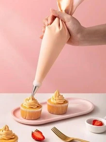 8 cái/bộ PE vòi phun & Túi bánh ngọt Bộ , Hiện đại Mẹo làm mờ & Túi đường ống Bộ Đối với Phòng bếp - Nhiều màu - Xem 6