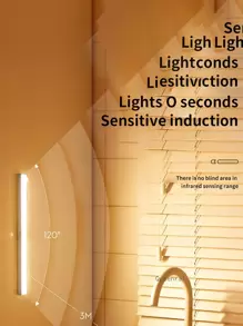 1入組塑膠櫃下現代LED壁櫥燈適用於家庭 - 白色 - 查看 2