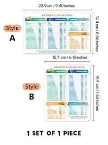 1入組PVC廚房冰箱現代字母圖案冰箱貼適用於家庭 - 彩色 - 查看 4