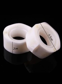 1 cuộn keo bóng hai mặt rắn, chấm keo ABS đơn giản để cung cấp cho bữa tiệc - trắng - Xem 3