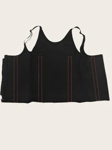 1 đai thắt lưng thể thao bằng cao su tổng hợp - màu đen - Xem 6