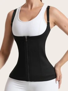 1 đai thắt lưng thể thao bằng cao su tổng hợp - màu đen - Xem 4