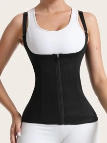 1 đai thắt lưng thể thao bằng cao su tổng hợp - màu đen - Xem 5