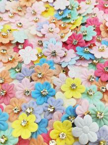 70 chiếc kẹp tóc đính đá nhiều màu sắc, trang trí quần áo, giày dép và phụ kiện DIY - Nhiều màu - Xem 1