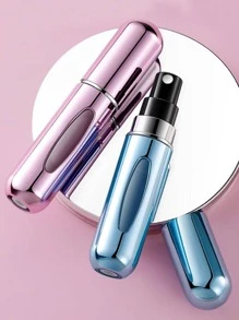 1pc 5ml Refillable Spray Perfume Bottle With Bottom Filling And Pressing Function