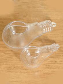 1 pieza Bombilla en forma de transparente colgante planta Soporte - transparente - Ver 2