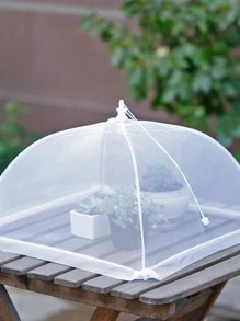 1 nắp đậy thức ăn có thể gập lại, nắp đậy thức ăn màu trắng hiện đại cho nhà bếp - trắng - Xem 4