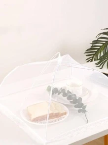 1 nắp đậy thức ăn có thể gập lại, nắp đậy thức ăn màu trắng hiện đại cho nhà bếp - trắng - Xem 8