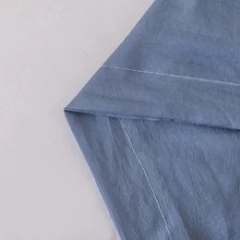 1pc Double Pillowcase, Couple's Pillowcase, Comfortable Breathable Minimalist Fresh Style, Suitable For Single Or Double Bed - Blue - View 6