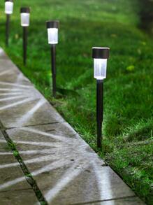 10 件/套 ABS 太阳能草坪灯，现代太阳能户外路径灯，户外花园照明，适用于路径、庭院、露台