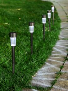 10 件/套 ABS 太阳能草坪灯，现代太阳能户外路径灯，户外花园照明，适用于路径、庭院、露台