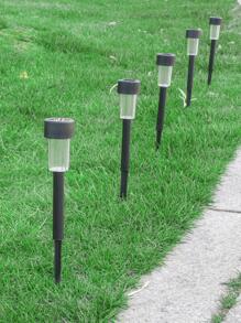 10 件/套 ABS 太阳能草坪灯，现代太阳能户外路径灯，户外花园照明，适用于路径、庭院、露台