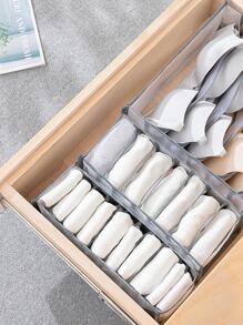1入組多格內衣收納盒現代家用聚酰胺內衣收納盒 - 灰色 - 查看 6