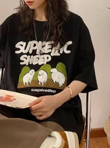 Women T-Shirts - Black - View 1