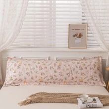 1 件套枕套，情侣枕套，柔软亲肤的简约设计 - 彩色 - 查看 1