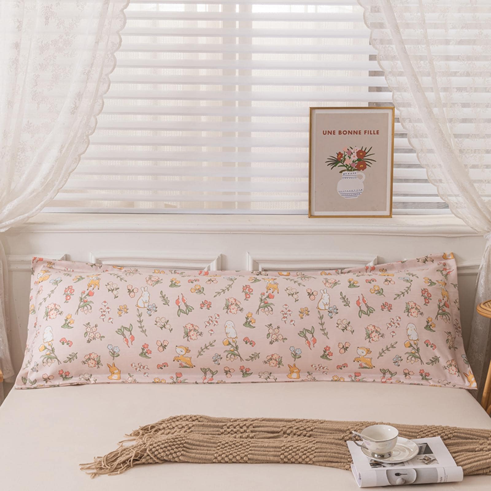 1 件套枕套，情侣枕套，柔软亲肤的简约设计 - 彩色 - 查看 1