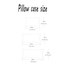 1pc Double Pillowcase, Couple's Pillowcase, Comfortable Breathable Minimalist Fresh Style, Suitable For Single Or Double Bed - Blue - View 7