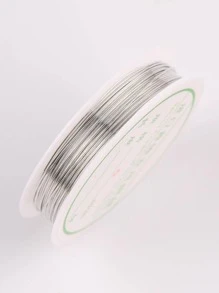 1卷銅線簡單銀DIY工藝珠寶線