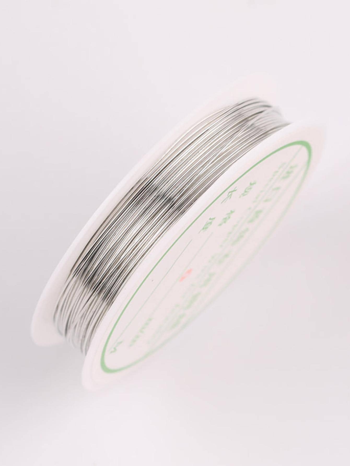 1卷銅線簡單銀DIY工藝珠寶線