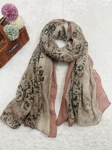 Boho 1pc Women Graphic Fashionable Scarf For Daily Life Winter Fall - Khaki - View 1