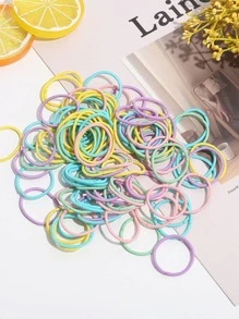 100+ Dây buộc tóc siêu mảnh có đường kính 3cm, Phụ kiện thường ngày màu hồng - Nhiều màu - Xem 3