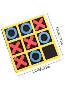 1入組OX國際象棋親子互動休閒棋盤遊戲兒童互動遊戲 - 彩色 - 查看 3