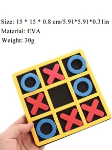 1入組OX國際象棋親子互動休閒棋盤遊戲兒童互動遊戲 - 彩色 - 查看 2