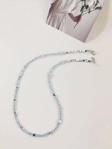 1pc Women Faux Pearl Decor Beaded Fashionable Glasses Chain For Daily Decoration - Multicolor - View 5