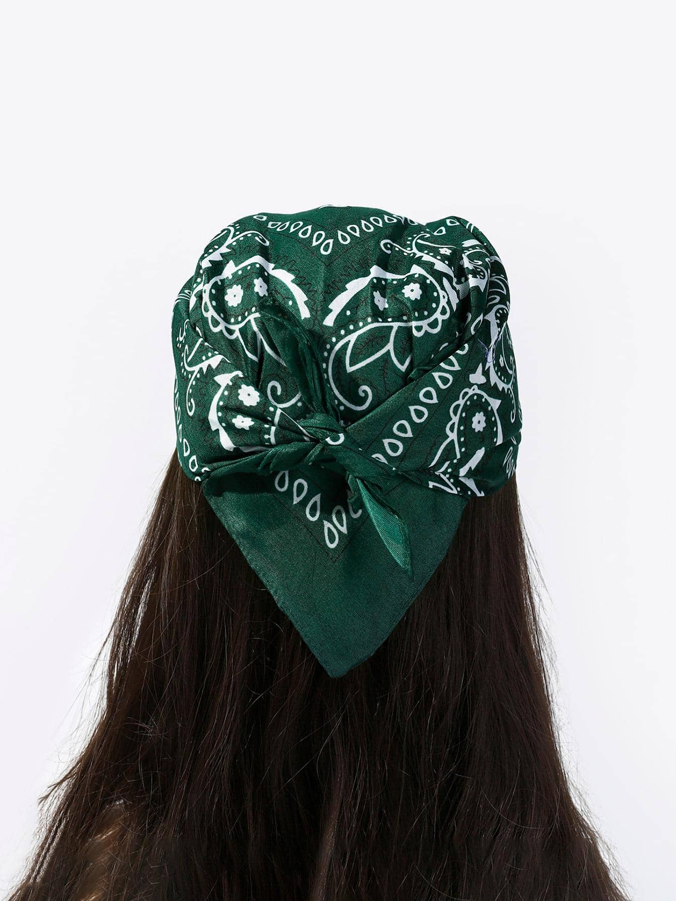1pc Women Paisley Pattern Vintage Bandana For Daily Life Bandana,Hair