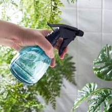 1入組PP澆水噴霧瓶現代透明塑料噴壺適用於花園 - 藍色 - 查看 1
