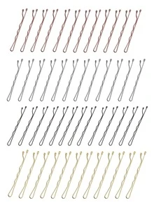 100pcs Women Solid Casual Bobby Pin For Daily Life - Multicolor - View 5