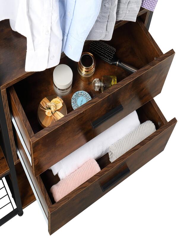 Independent Wardrobe Manager, Hanger, Multiple Storage and Drawers