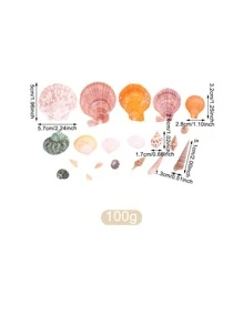 1 bộ thủ công trang trí vỏ ốc, đối tượng trang trí thiết kế ốc xà cừ sáng tạo để trang trí nhà cửa - Nhiều màu - Xem 5