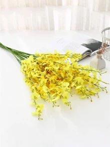 3入組人造花浪漫人造花束用於家居裝飾、婚禮派對 - 黃色 - 查看 5